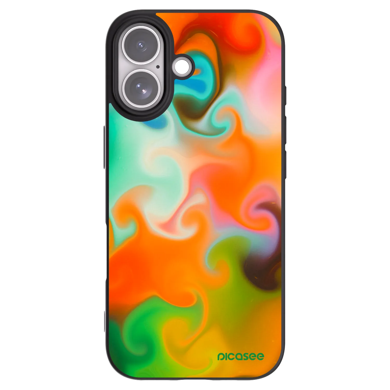 Picasee silikonový černý obal pro Apple iPhone 17 - Juice