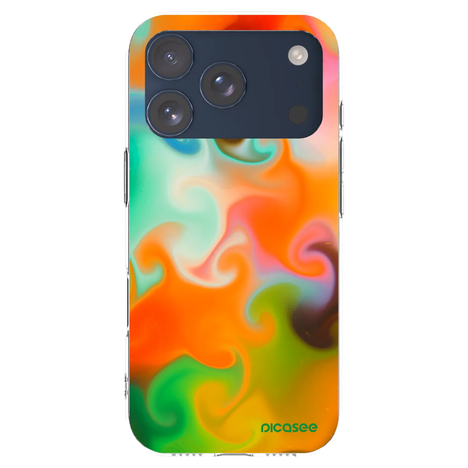 Picasee silikonový průhledný obal pro Apple iPhone 17 Pro - Juice