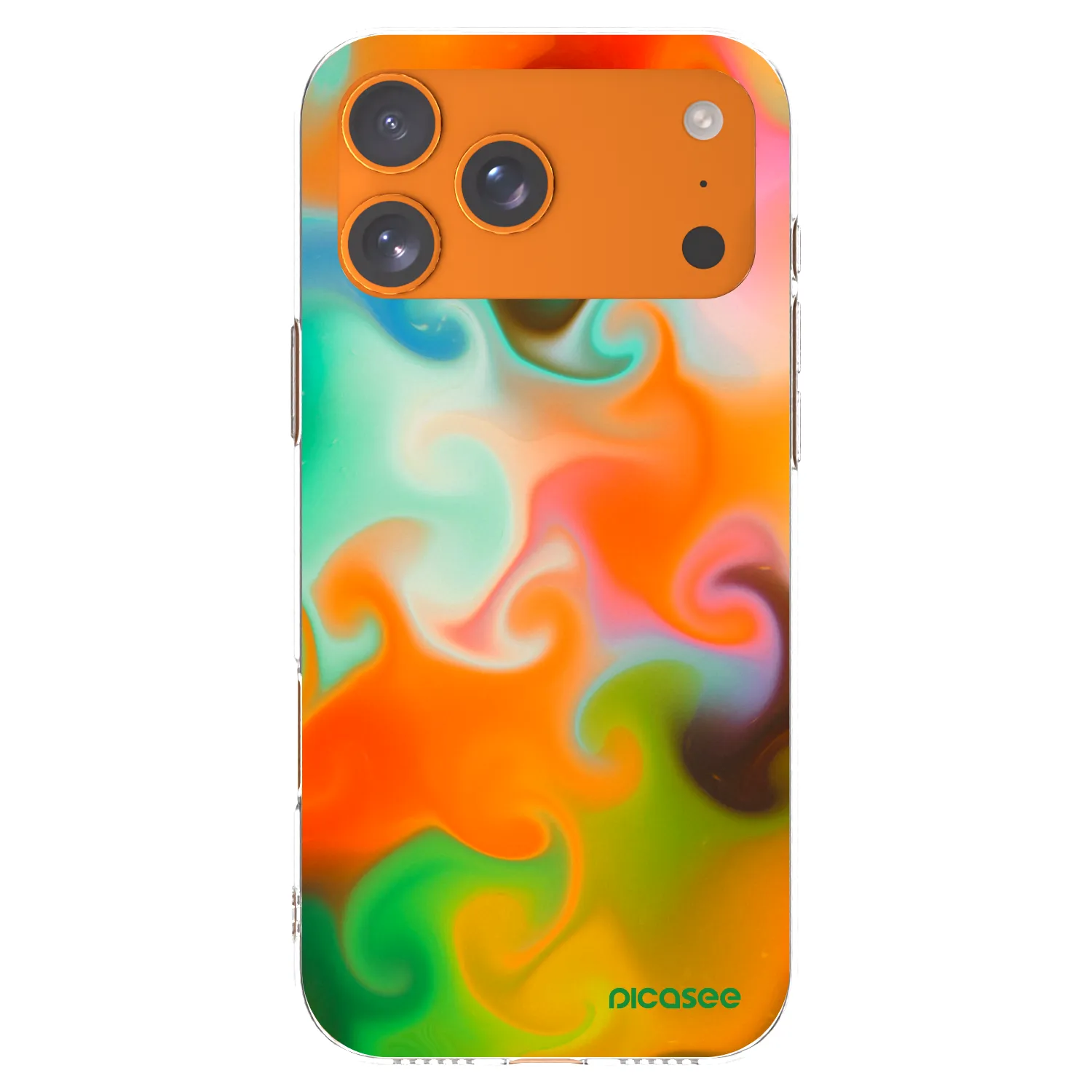 Picasee silikonový průhledný obal pro Apple iPhone 17 Pro Max - Juice