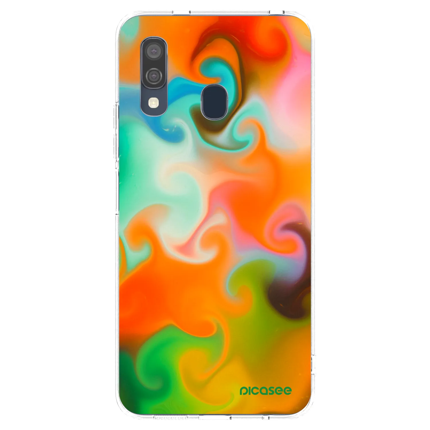 Picasee silikonový průhledný obal pro Samsung Galaxy A40 A405F - Juice