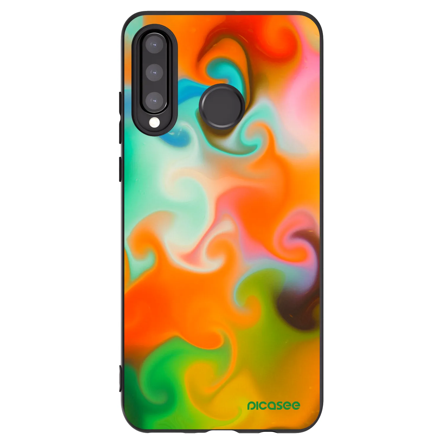 Picasee silikonový černý obal pro Huawei P30 Lite - Juice