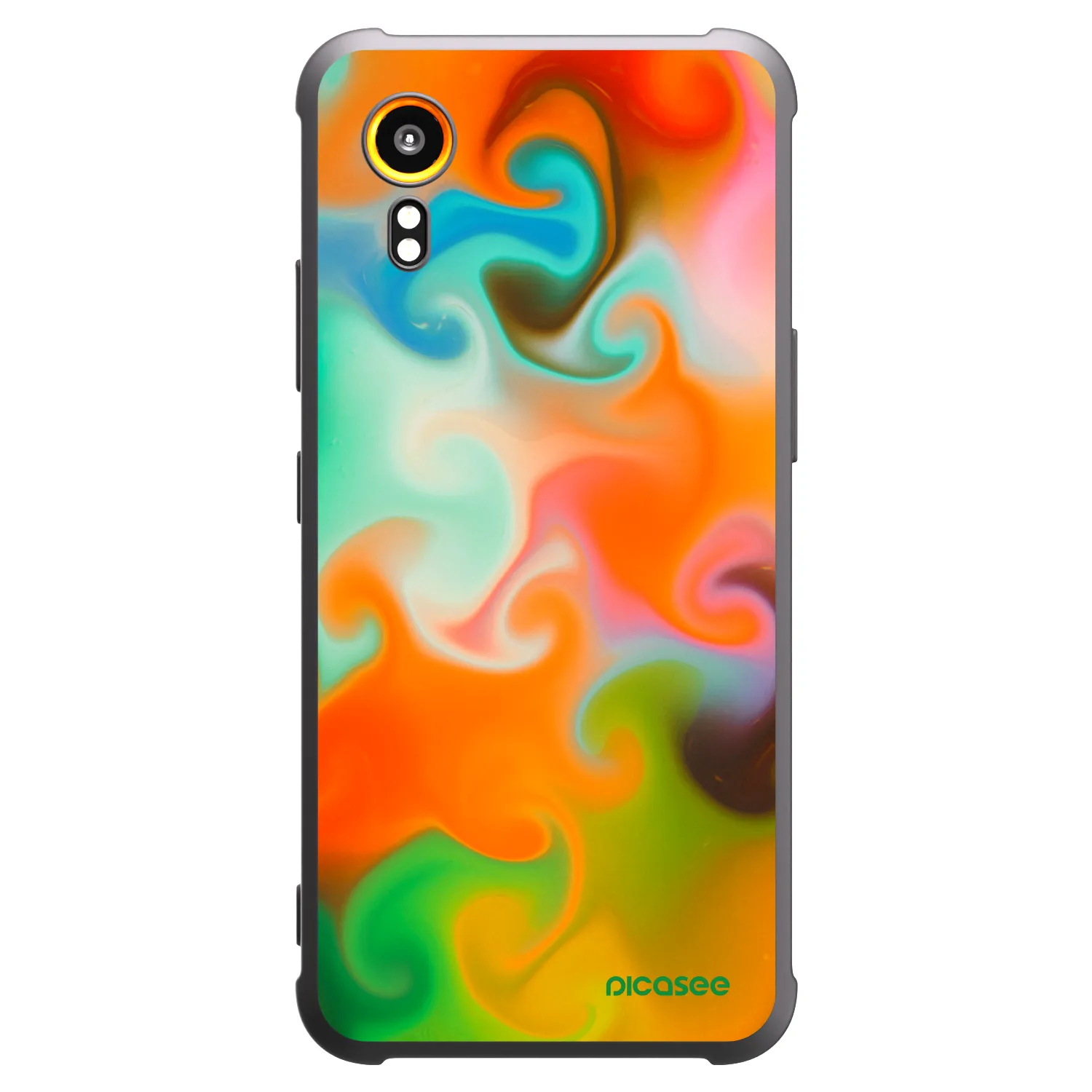 Picasee silikonový černý obal pro Samsung Galaxy Xcover 7 - Juice