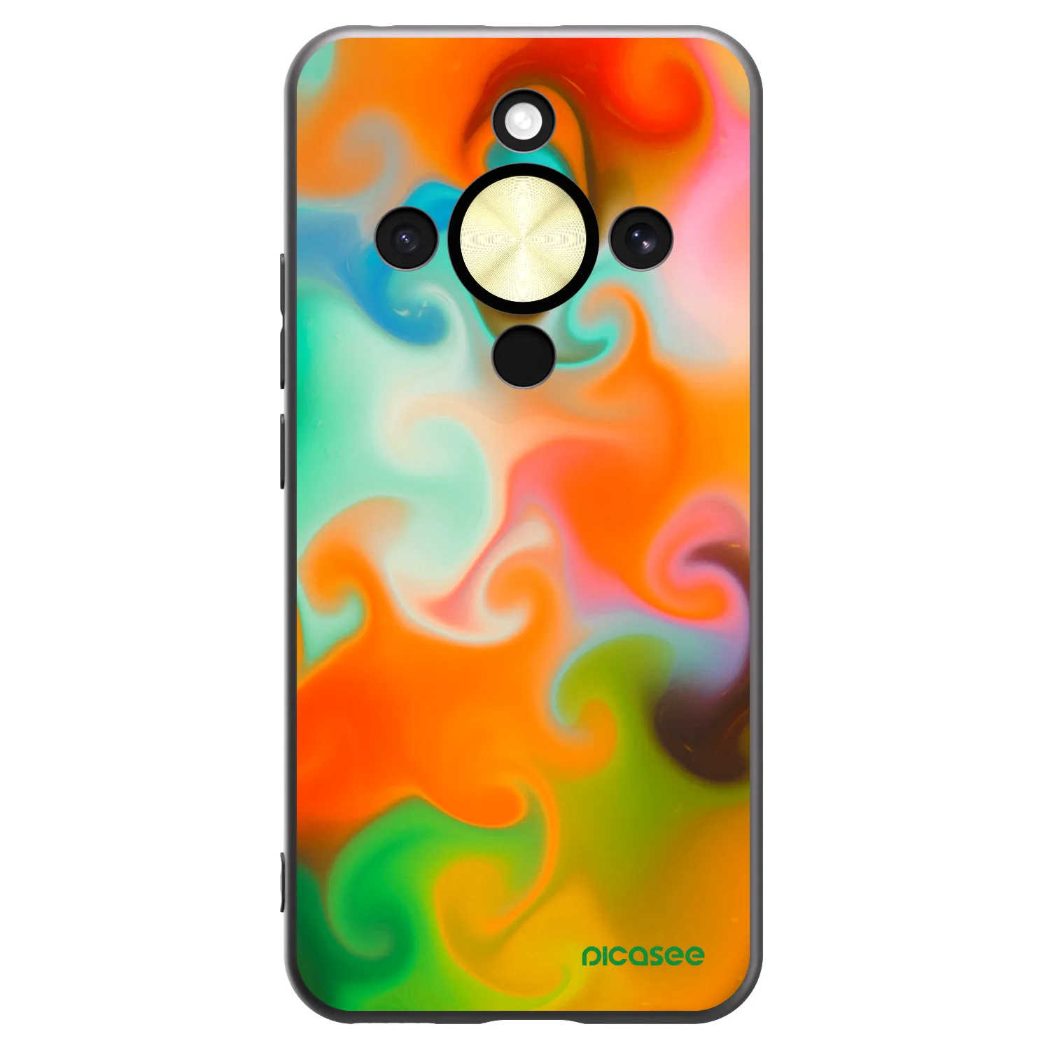 Picasee silikonový černý obal pro Honor Magic8 Lite 5G - Juice