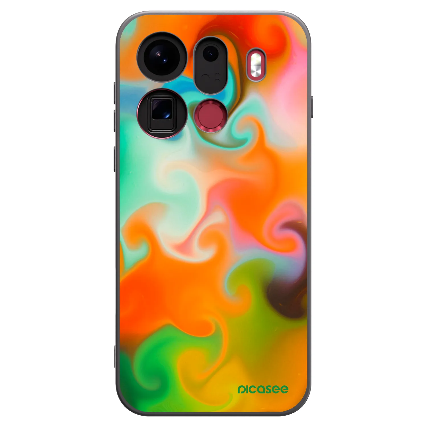 Picasee silikonový černý obal pro OPPO Find X9 Pro - Juice