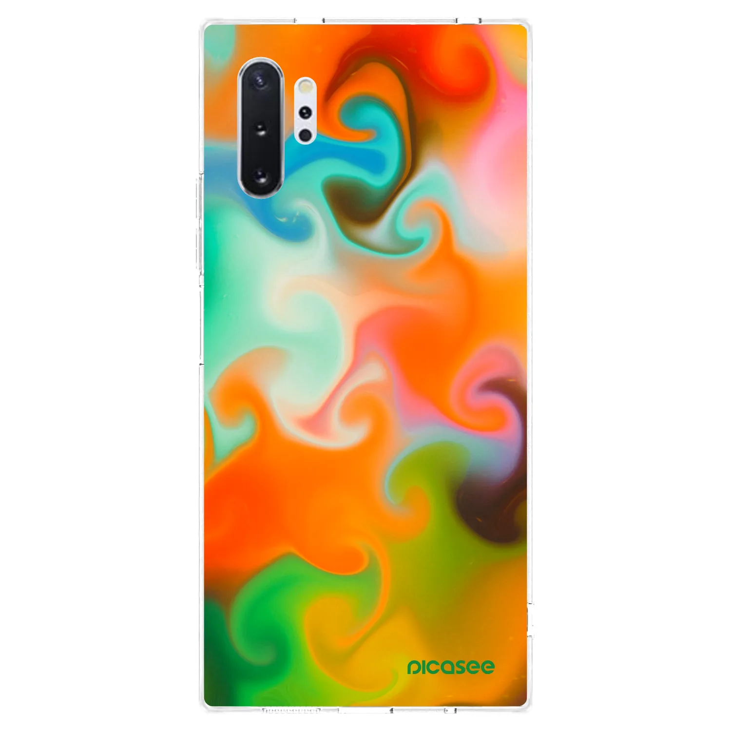 Picasee silikonový průhledný obal pro Samsung Galaxy Note 10+ N975F - Juice