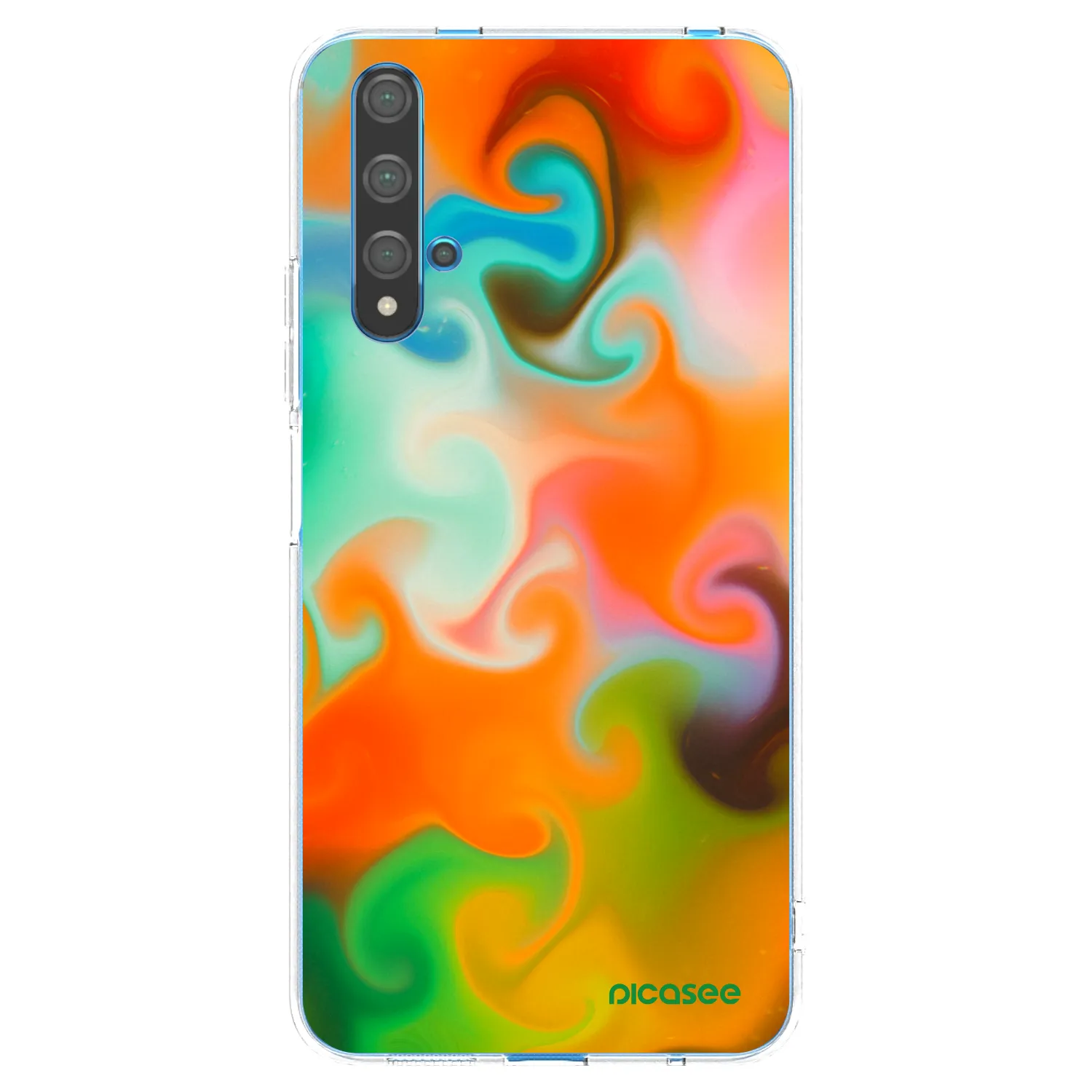 Picasee silikonový průhledný obal pro Huawei Nova 5T - Juice