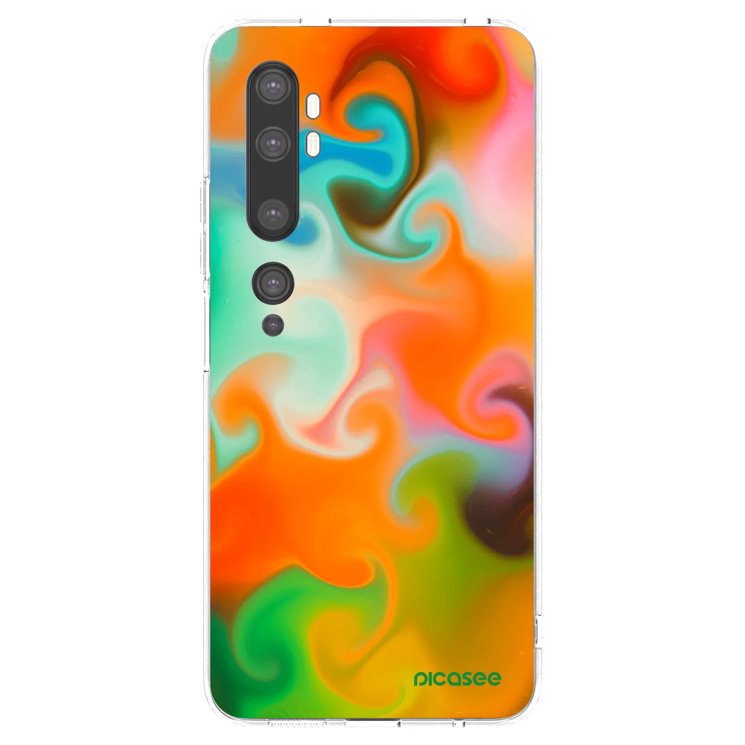 Picasee silikonový průhledný obal pro Xiaomi Mi Note 10 (Pro) - Juice