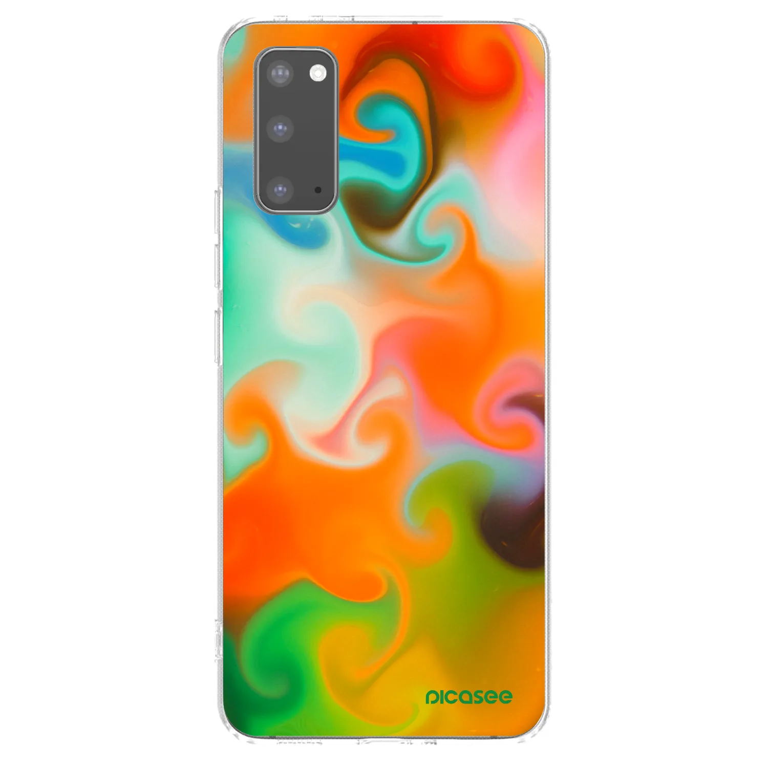 Picasee silikonový průhledný obal pro Samsung Galaxy S20 G980F - Juice