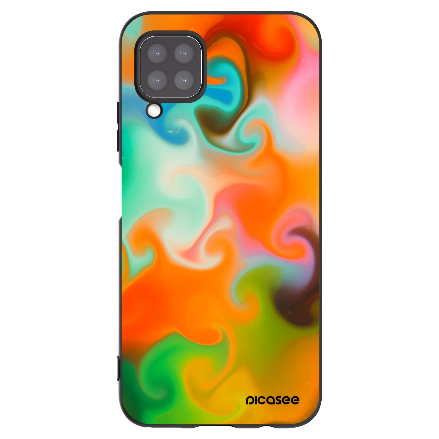 Picasee silikonový černý obal pro Huawei P40 Lite - Juice
