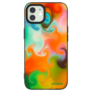 Picasee silikonový černý obal pro Apple iPhone 12 - Juice