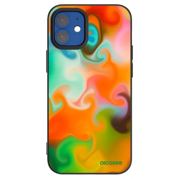 Picasee silikonový černý obal pro Apple iPhone 12 mini - Juice
