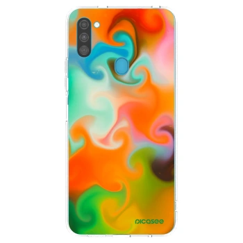 Picasee silikonový průhledný obal pro Samsung Galaxy M11 - Juice