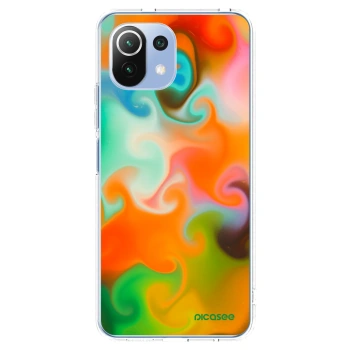 Picasee silikonový průhledný obal pro Xiaomi Mi 11 Lite - Juice