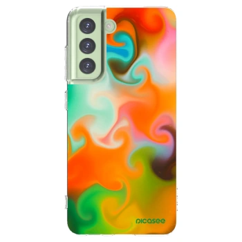 Picasee silikonový průhledný obal pro Samsung Galaxy S21 FE 5G - Juice