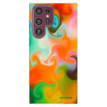 Picasee silikonový průhledný obal pro Samsung Galaxy S22 Ultra 5G - Juice