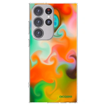 Picasee silikonový průhledný obal pro Samsung Galaxy S23 Ultra 5G - Juice