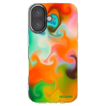 Picasee silikonový průhledný obal pro Apple iPhone 16 - Juice
