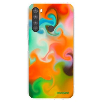 Picasee silikonový průhledný obal pro Xiaomi Redmi Note 8 - Juice