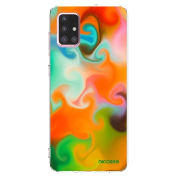 Picasee silikonový průhledný obal pro Samsung Galaxy A71 A715F - Juice