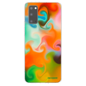 Picasee silikonový průhledný obal pro Samsung Galaxy S20 G980F - Juice
