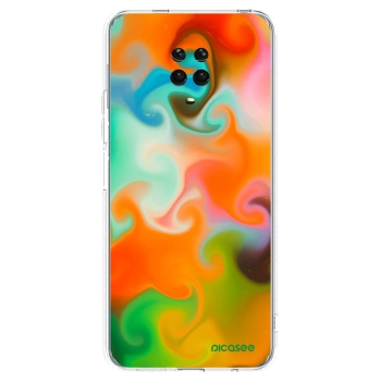 Picasee silikonový průhledný obal pro Xiaomi Redmi Note 9 Pro - Juice