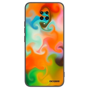 Picasee silikonový černý obal pro Xiaomi Redmi Note 9S - Juice