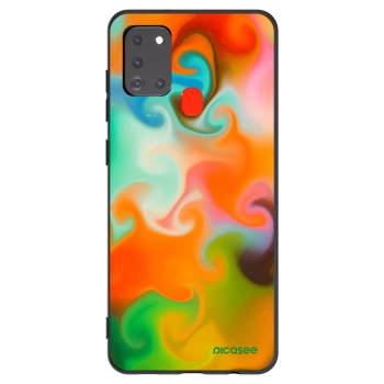 Picasee silikonový černý obal pro Samsung Galaxy A21s - Juice