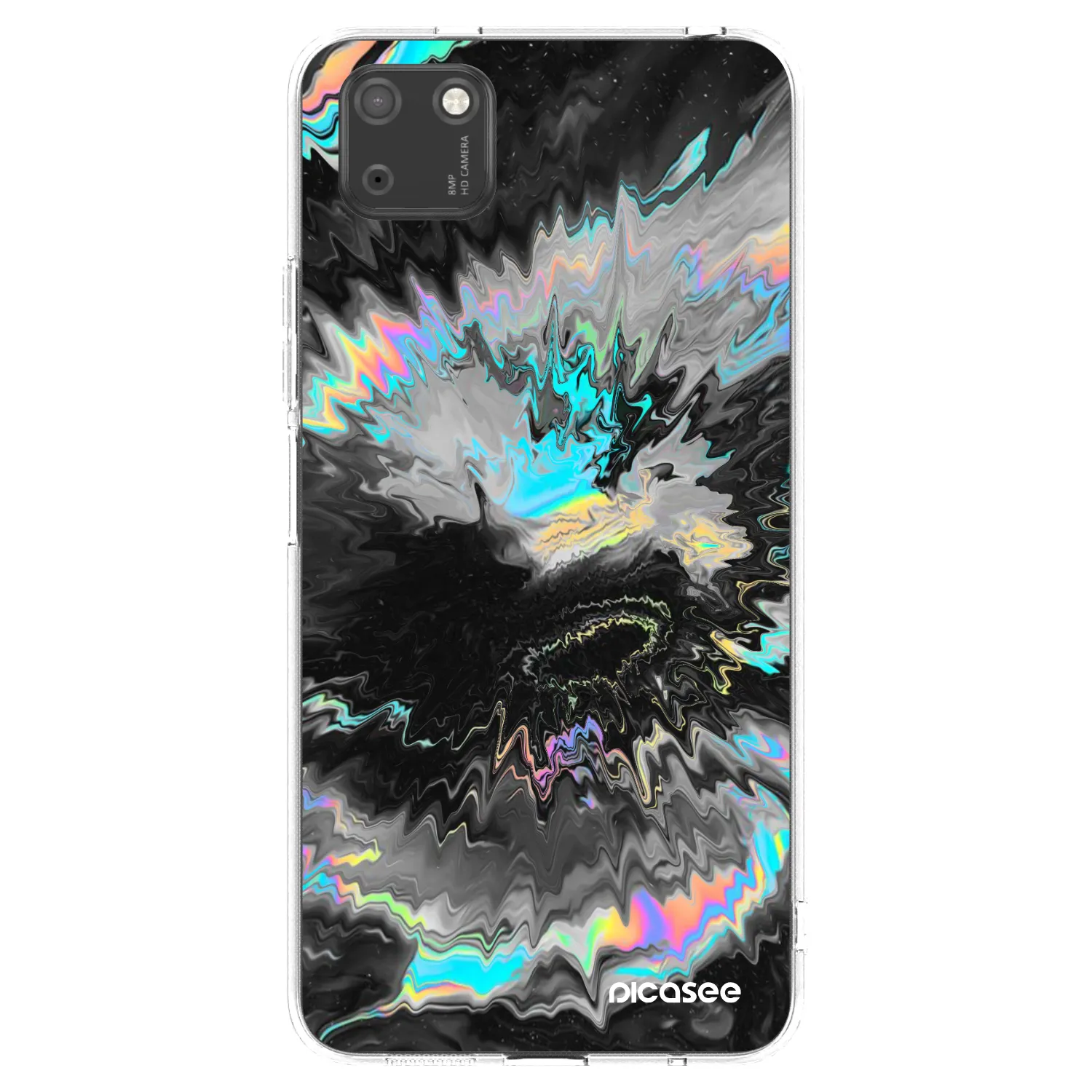 Picasee silikonový průhledný obal pro Huawei Y5P - Magnetic