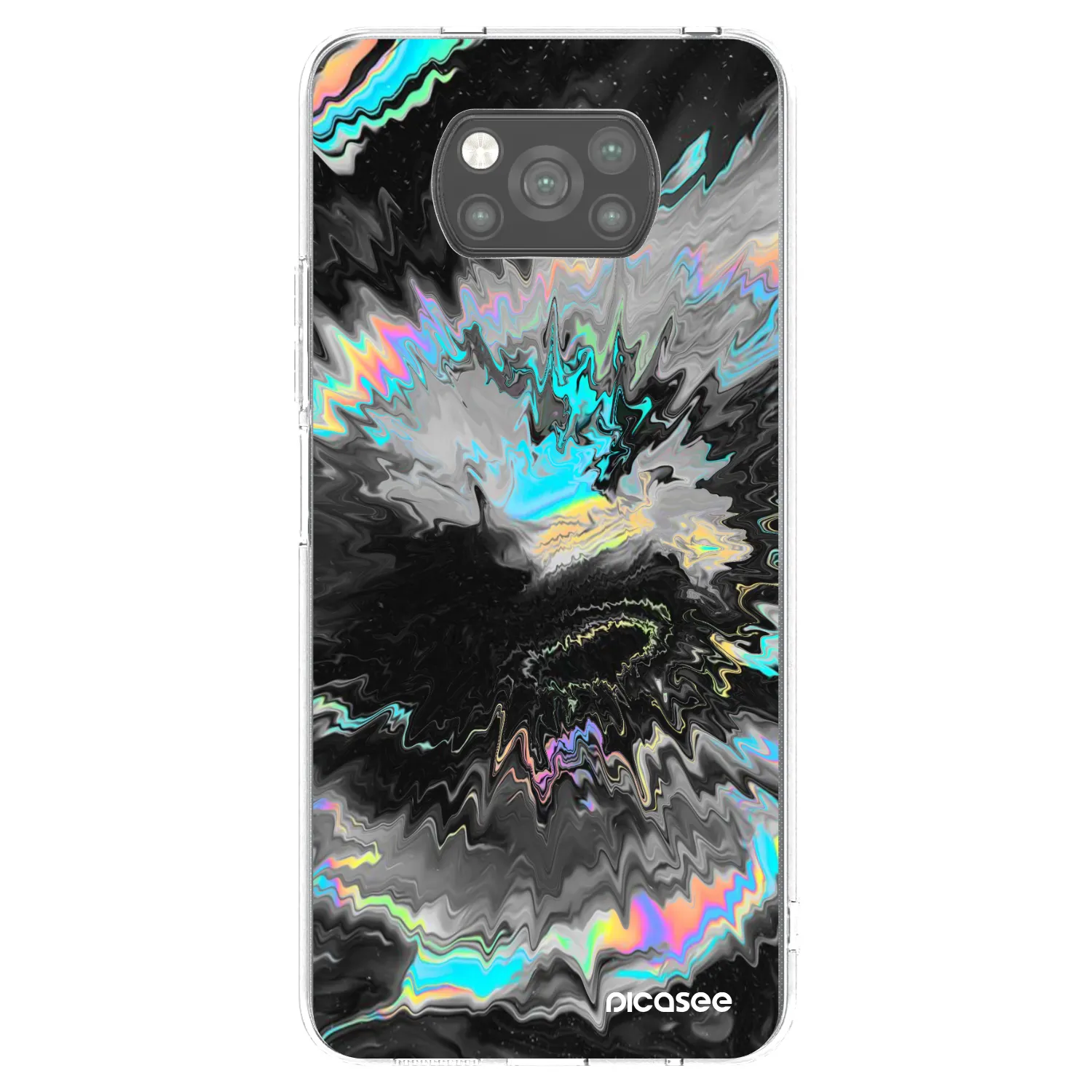 Picasee silikonový černý obal pro Xiaomi Poco X3 - Magnetic