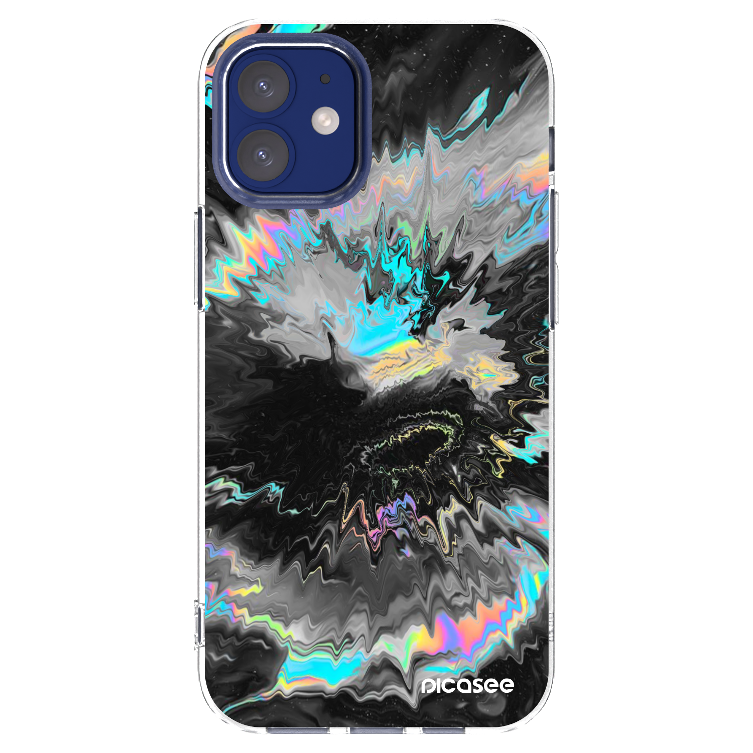Picasee silikonový průhledný obal pro Apple iPhone 12 mini - Magnetic