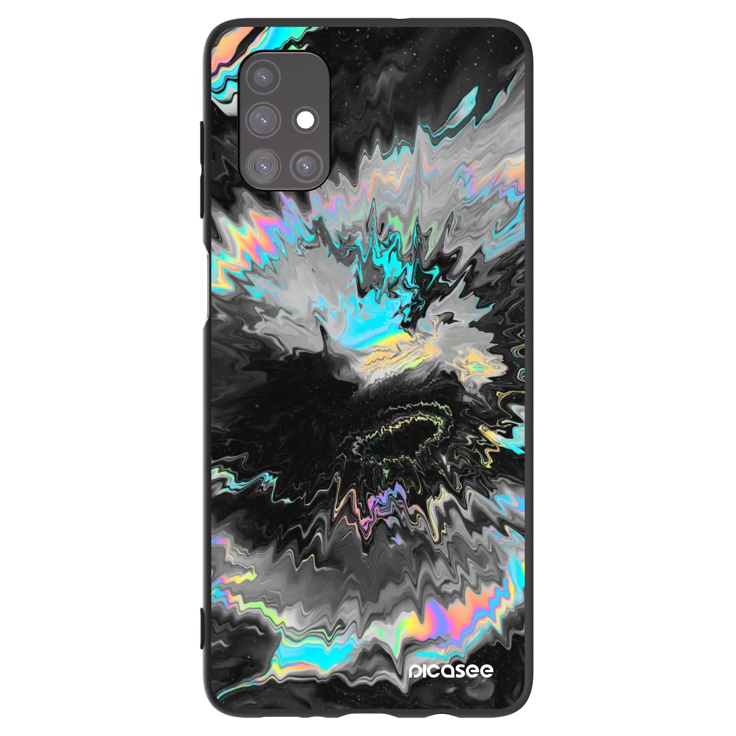 Picasee silikonový černý obal pro Samsung Galaxy M51 M515F - Magnetic