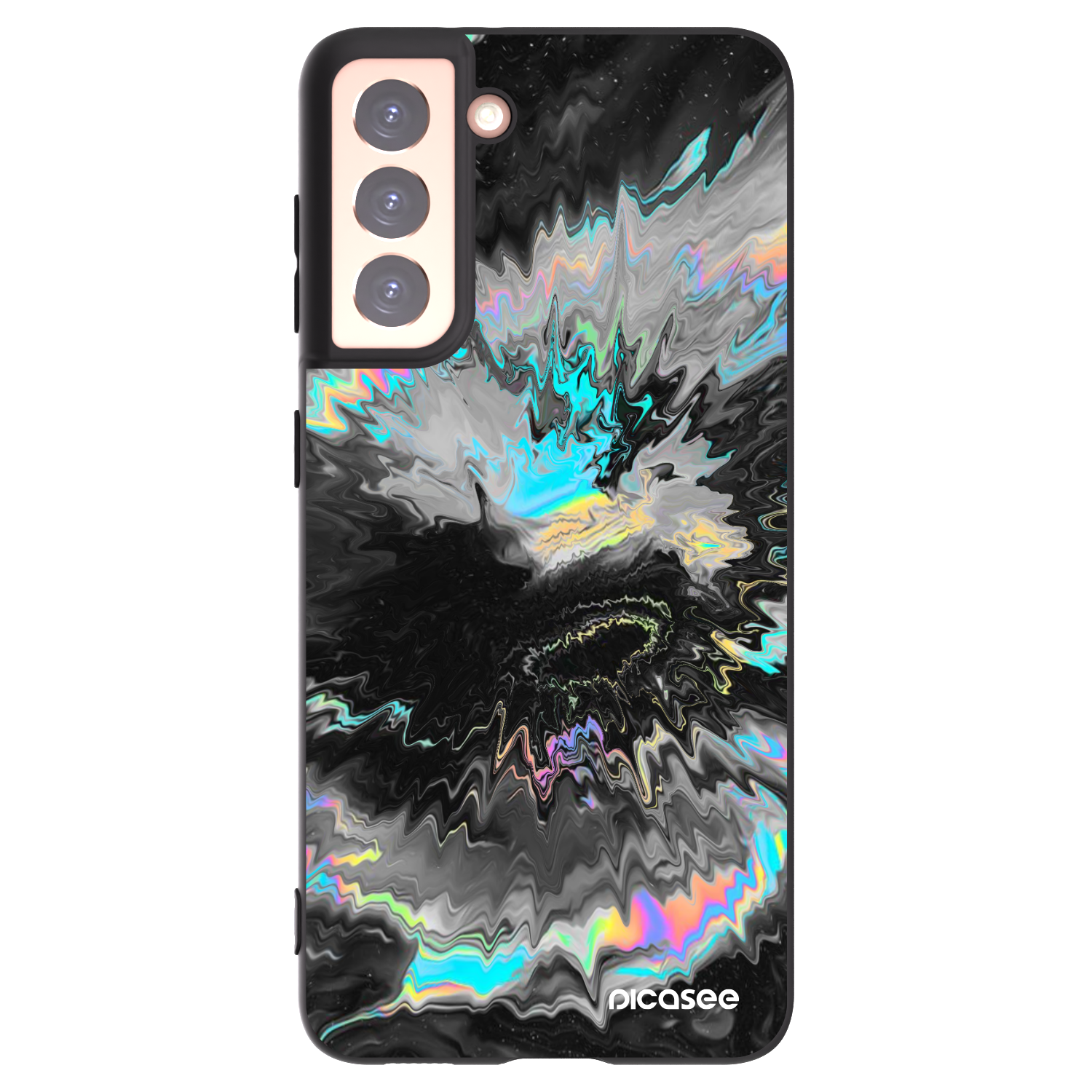 Picasee silikonový černý obal pro Samsung Galaxy S21 5G G991B - Magnetic