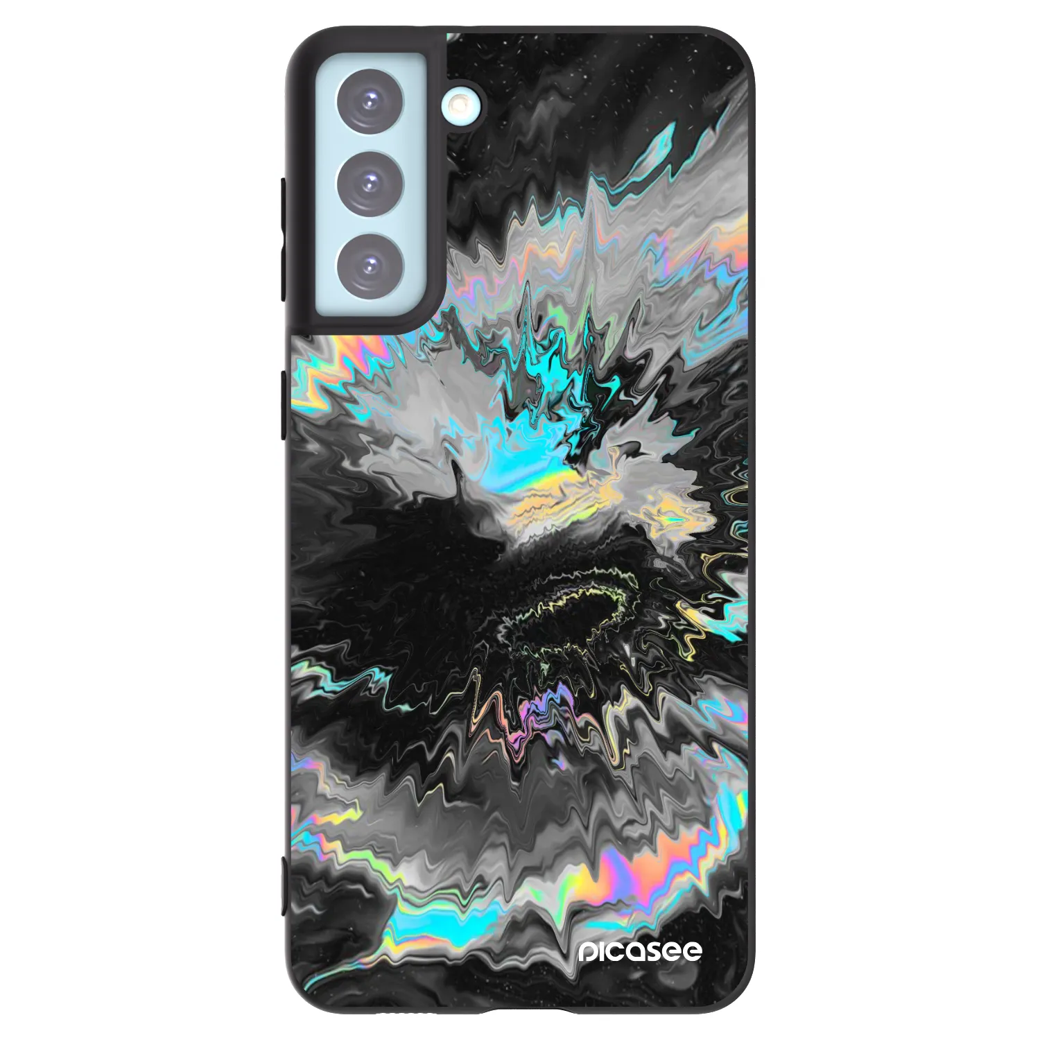 Picasee silikonový černý obal pro Samsung Galaxy S21+ 5G G996F - Magnetic