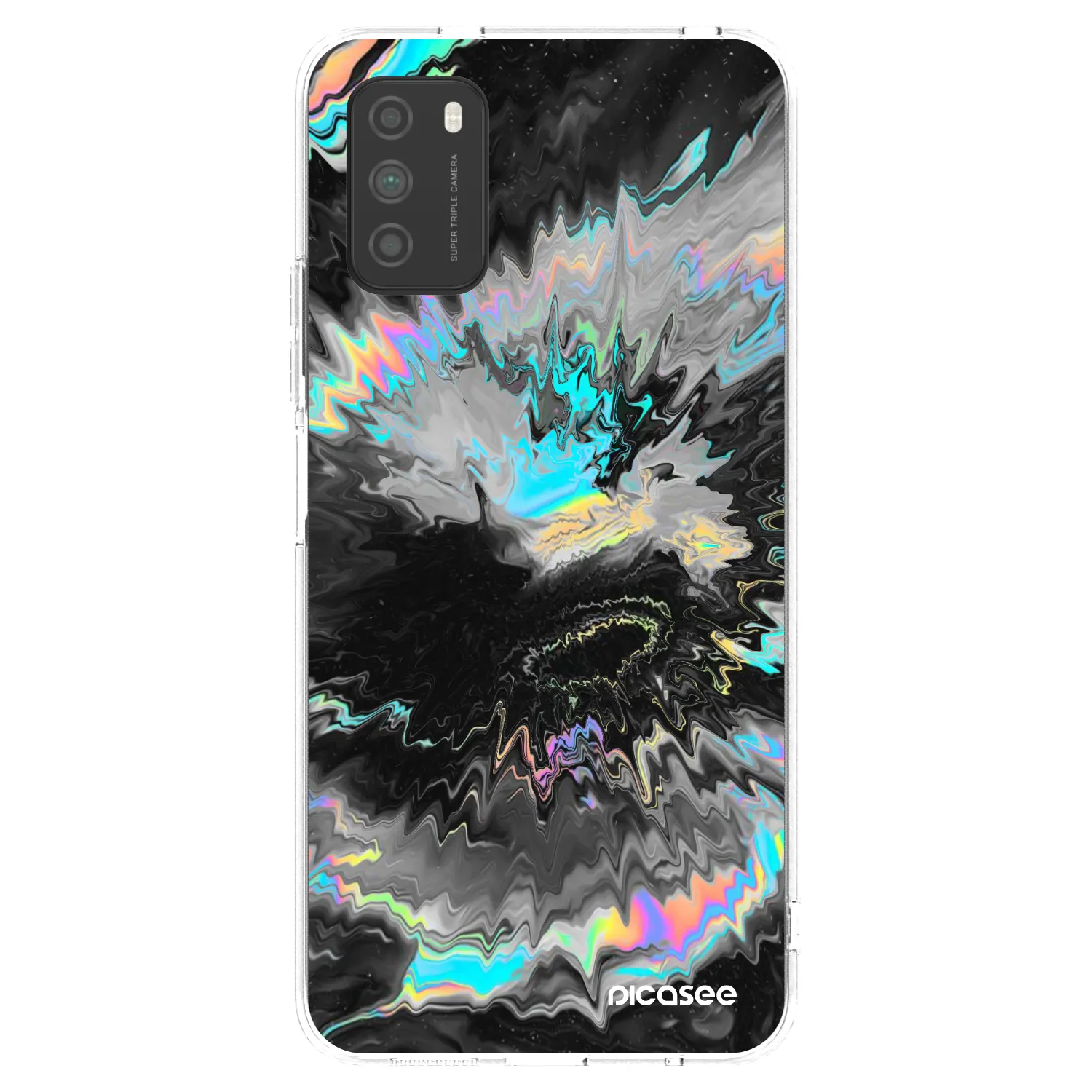 Picasee silikonový průhledný obal pro Xiaomi Poco M3 - Magnetic