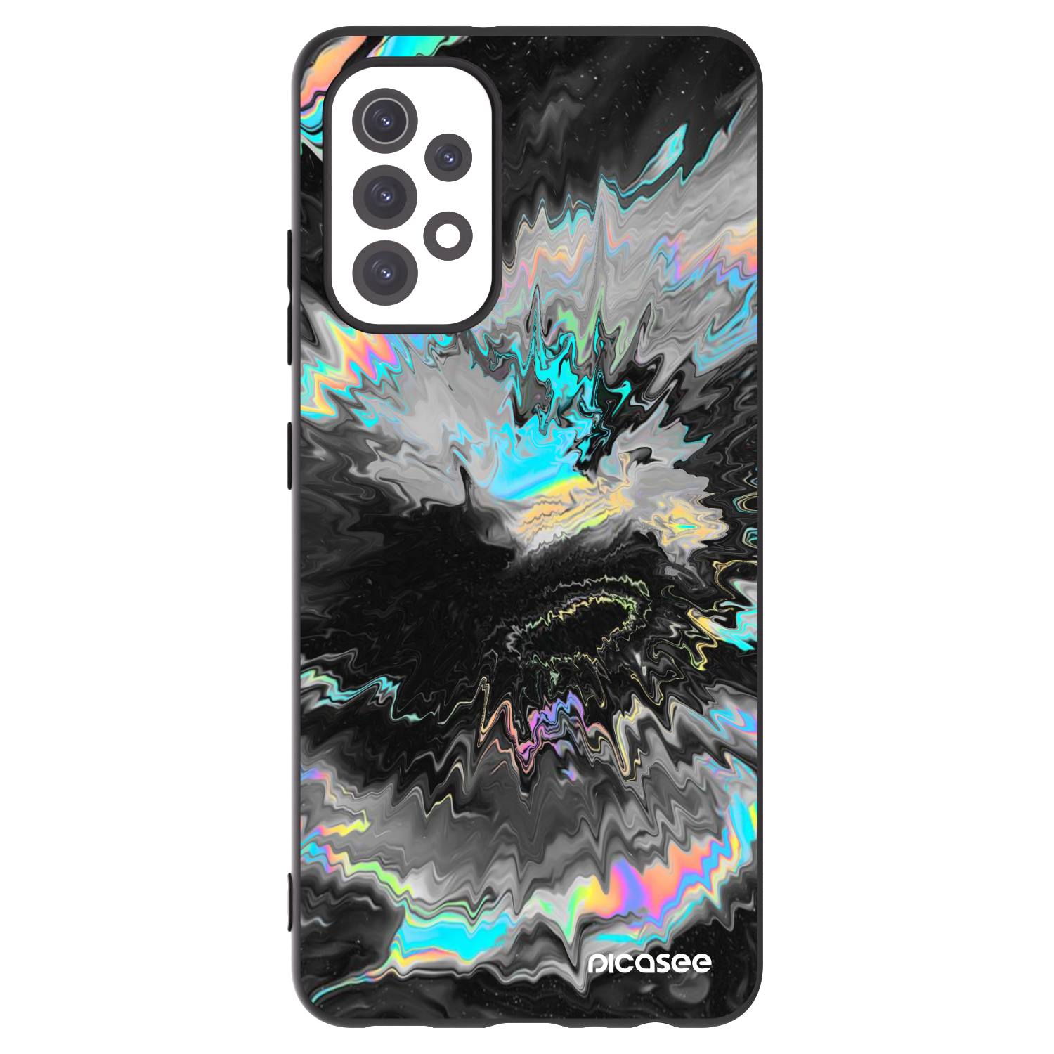 Picasee silikonový černý obal pro Samsung Galaxy A32 5G A326B - Magnetic