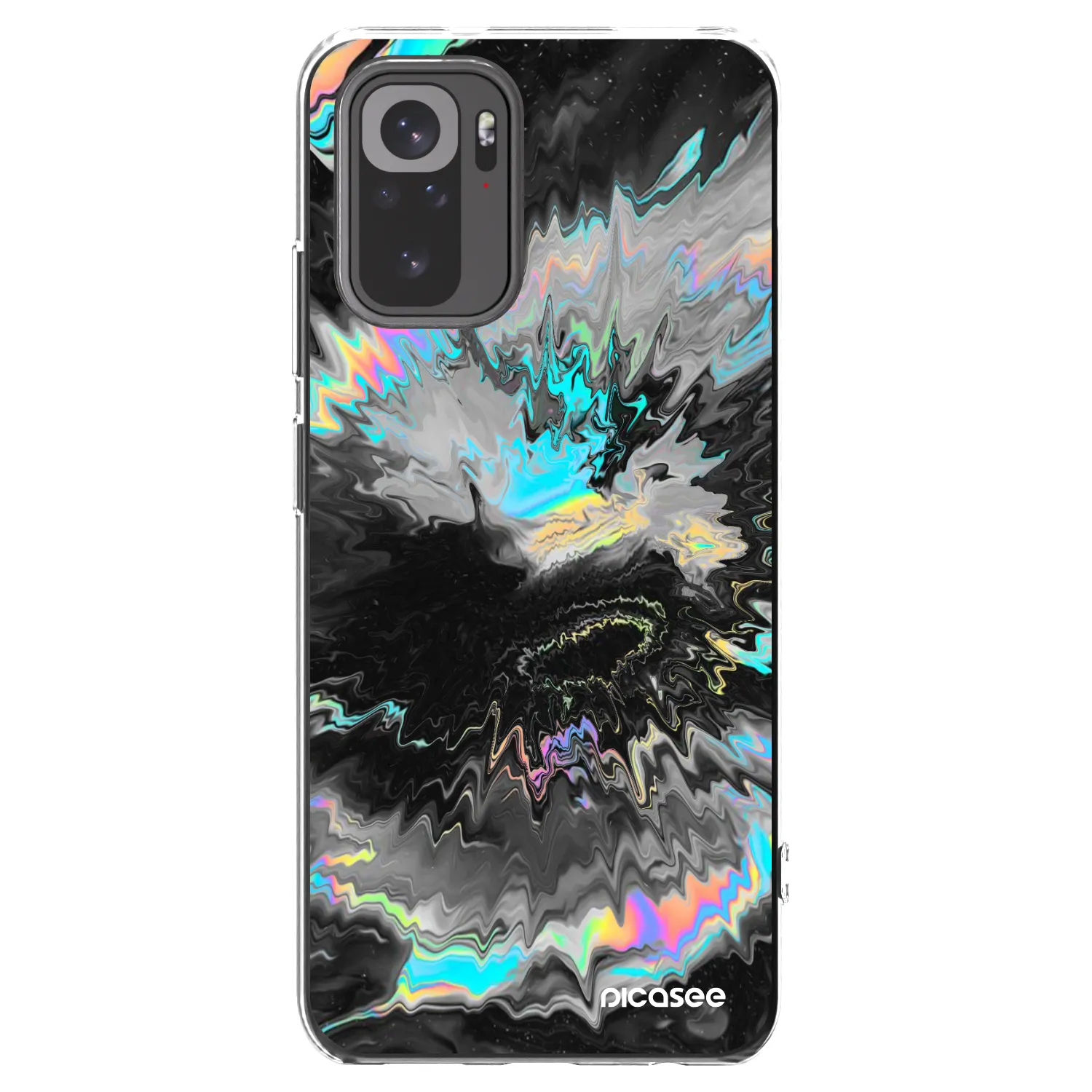Picasee silikonový průhledný obal pro Xiaomi Redmi Note 10S - Magnetic