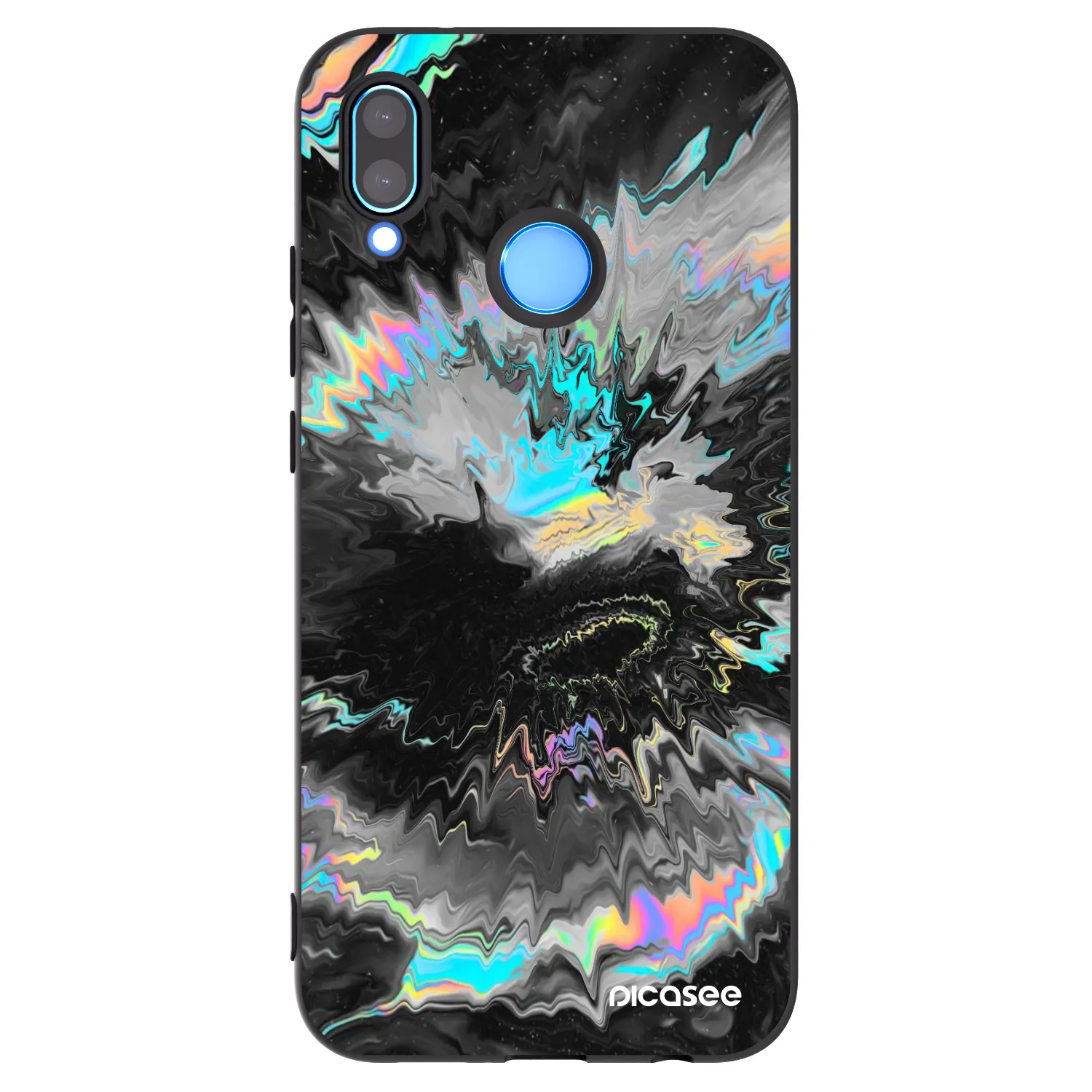 Picasee silikonový černý obal pro Huawei P20 Lite - Magnetic