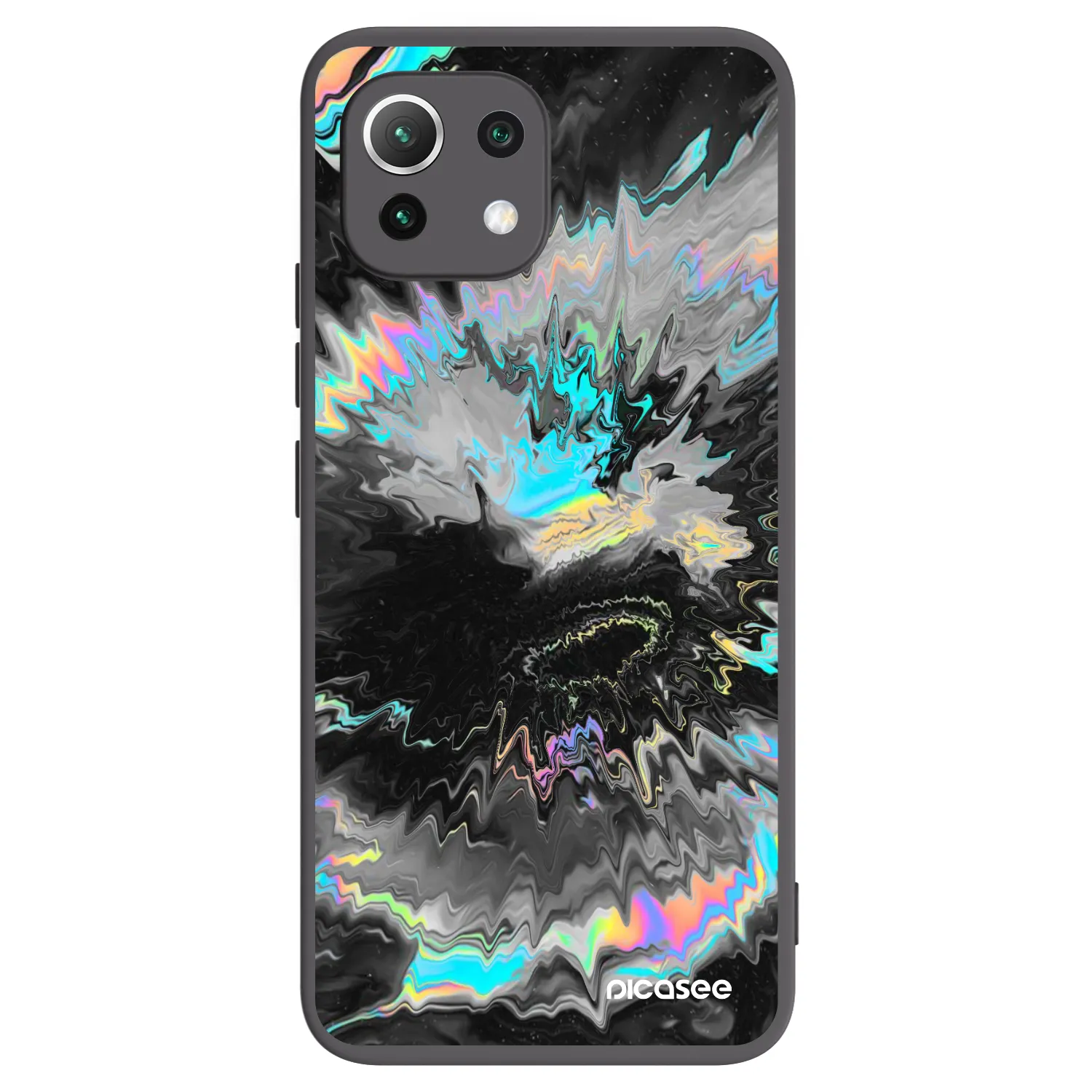 Picasee silikonový černý obal pro Xiaomi Mi 11 Lite - Magnetic