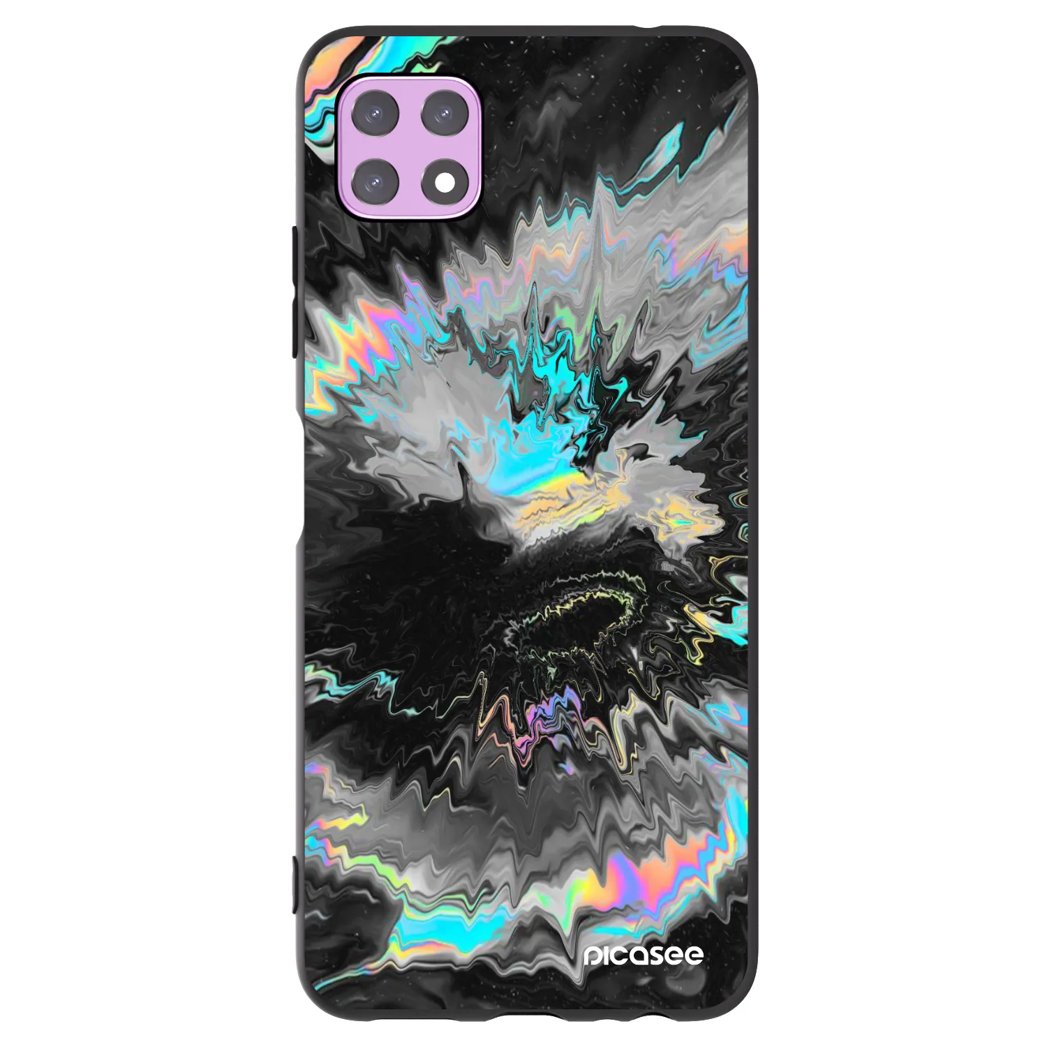 Picasee silikonový černý obal pro Samsung Galaxy A22 A226B 5G - Magnetic