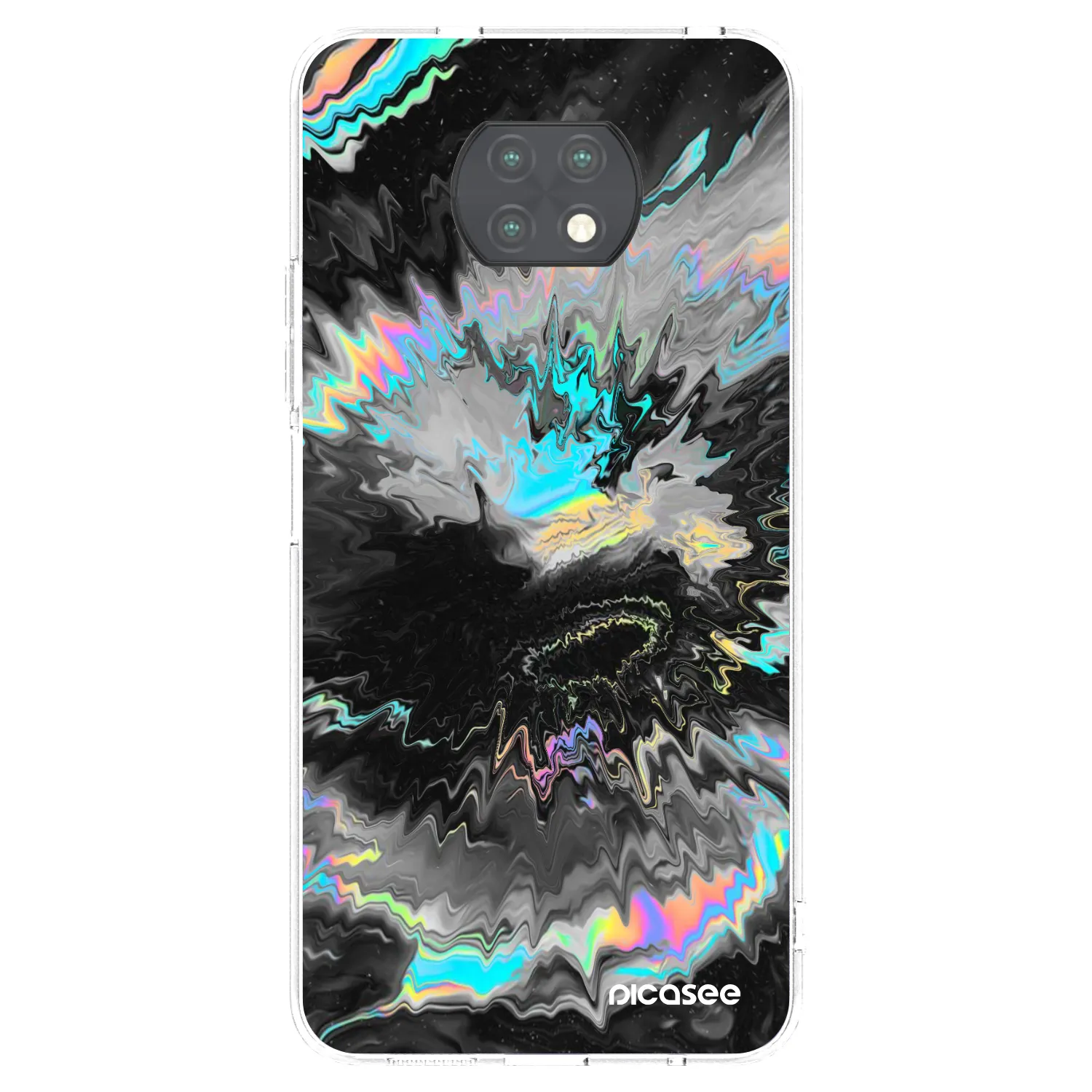 Picasee silikonový průhledný obal pro Xiaomi Redmi Note 9T - Magnetic