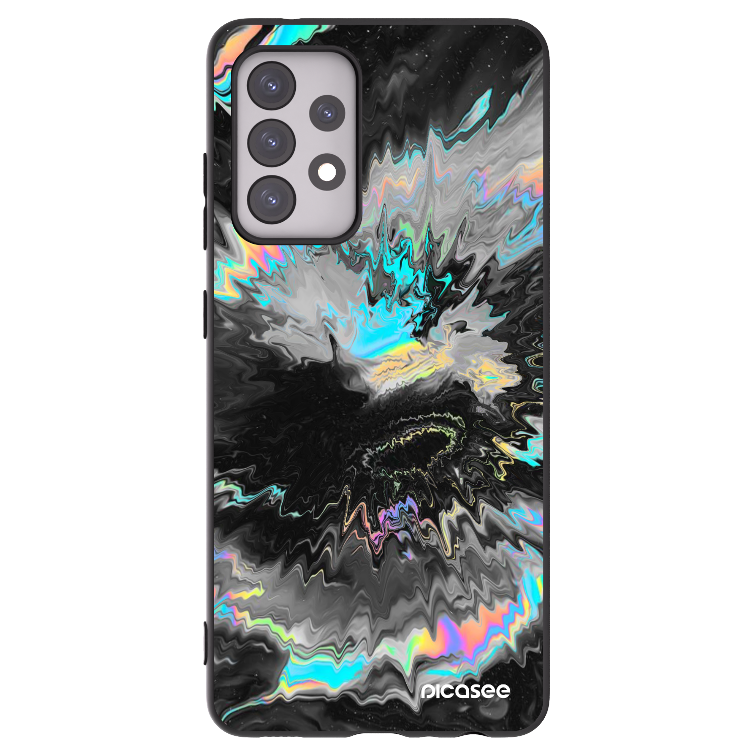 Picasee silikonový černý obal pro Samsung Galaxy A52s 5G A528B - Magnetic