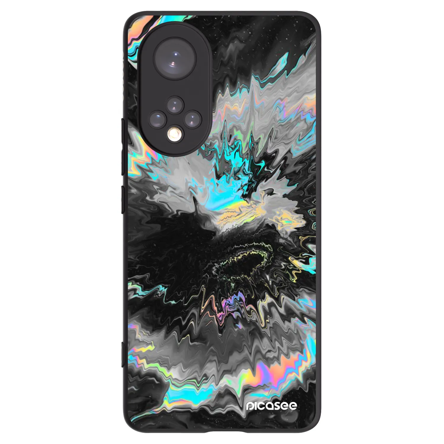 Picasee silikonový černý obal pro Honor 50 5G - Magnetic