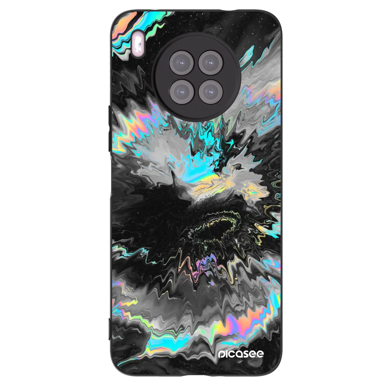 Picasee silikonový černý obal pro Huawei Nova 8i - Magnetic