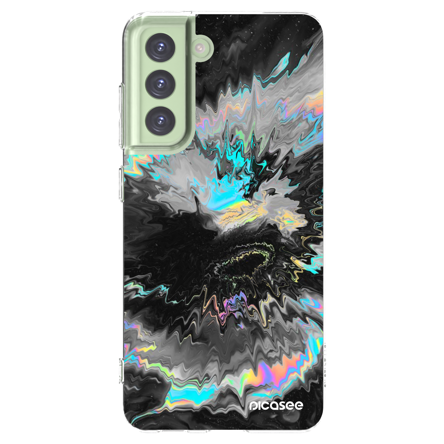Picasee silikonový průhledný obal pro Samsung Galaxy S21 FE 5G - Magnetic