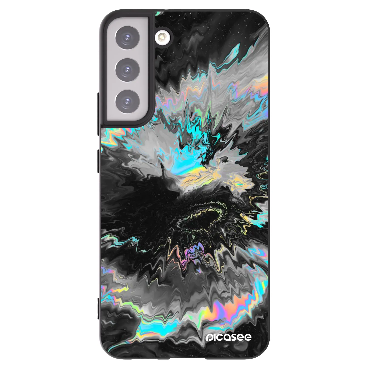 Picasee silikonový černý obal pro Samsung Galaxy S22+ 5G - Magnetic