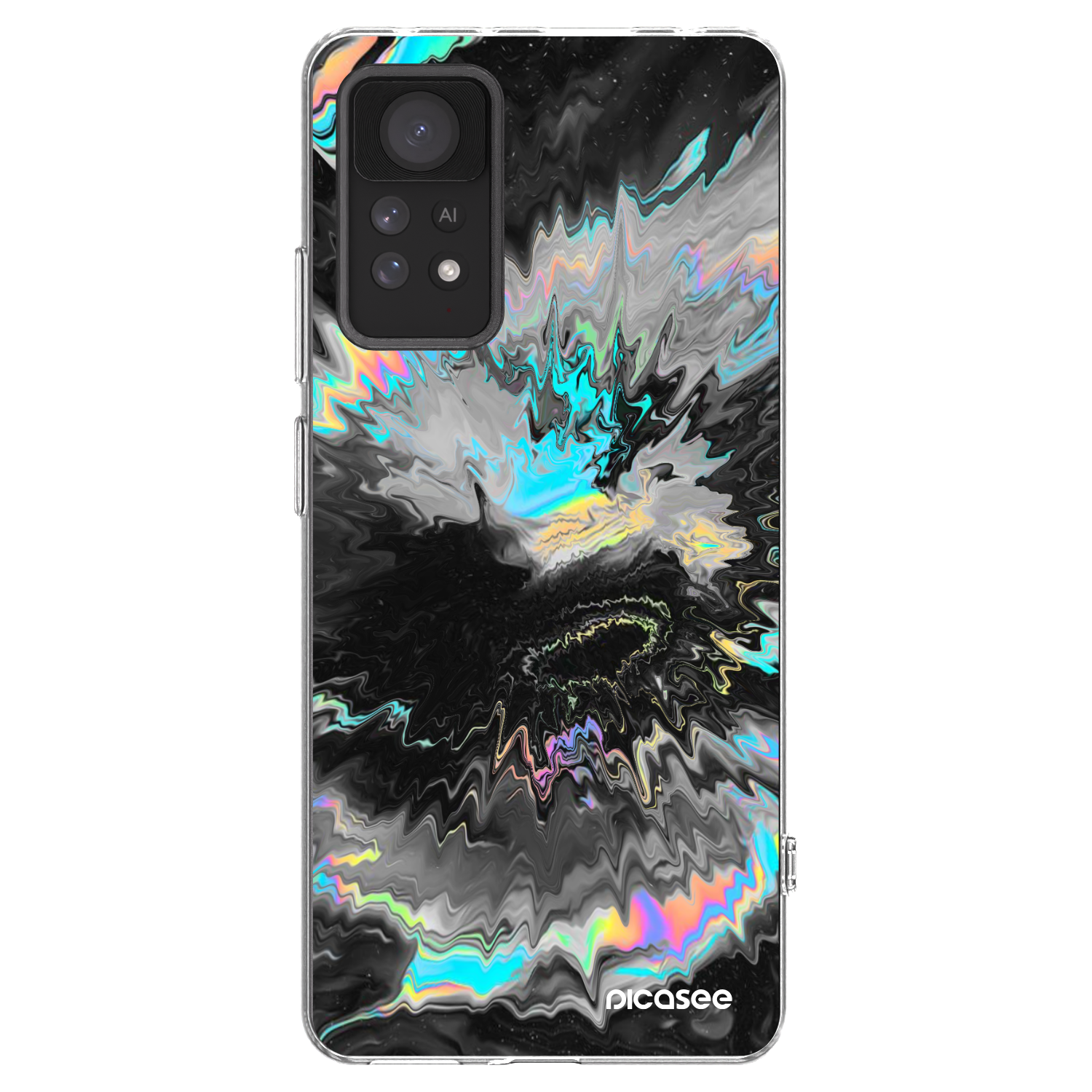 Picasee silikonový průhledný obal pro Xiaomi Redmi Note 11 Pro - Magnetic
