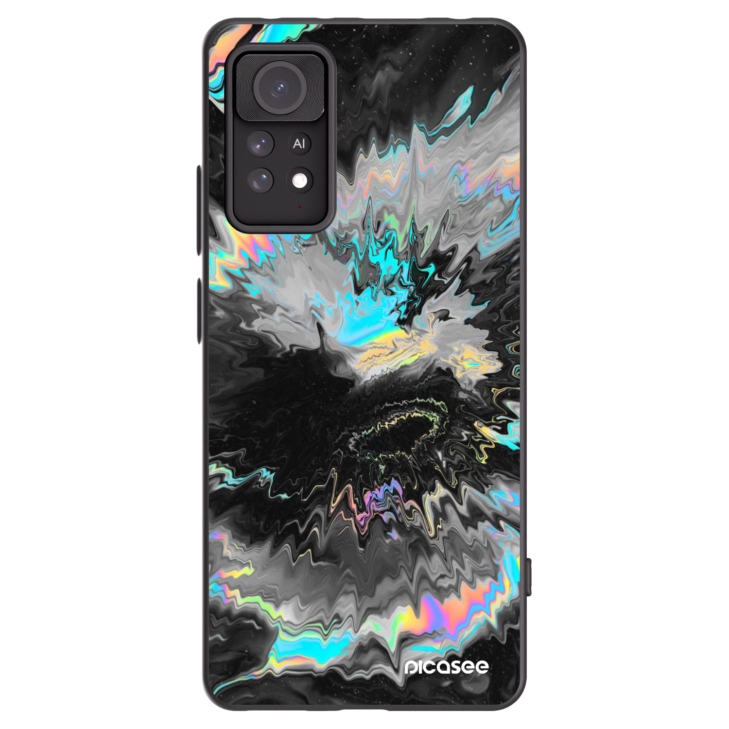 Picasee silikonový černý obal pro Xiaomi Redmi Note 11 Pro 5G - Magnetic