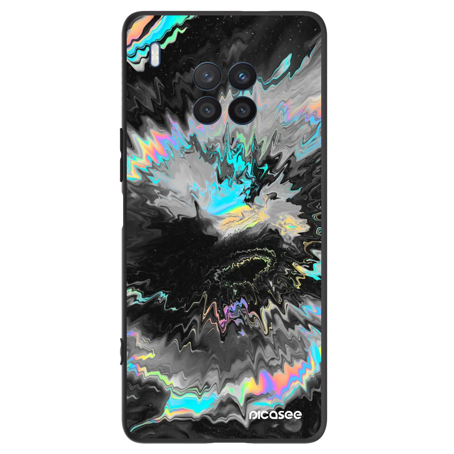 Picasee silikonový černý obal pro Honor 50 Lite - Magnetic