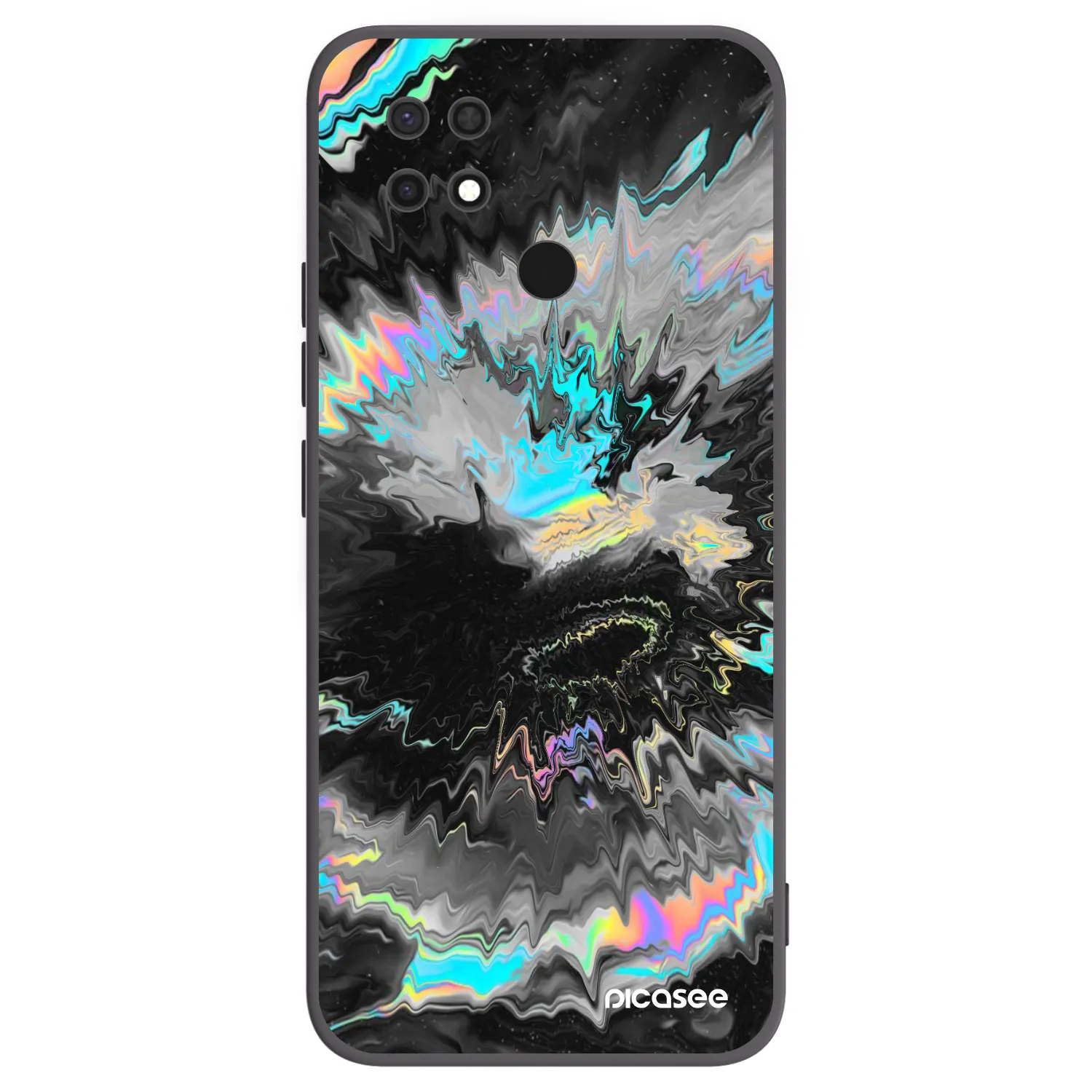 Picasee silikonový černý obal pro Xiaomi Redmi 10C - Magnetic
