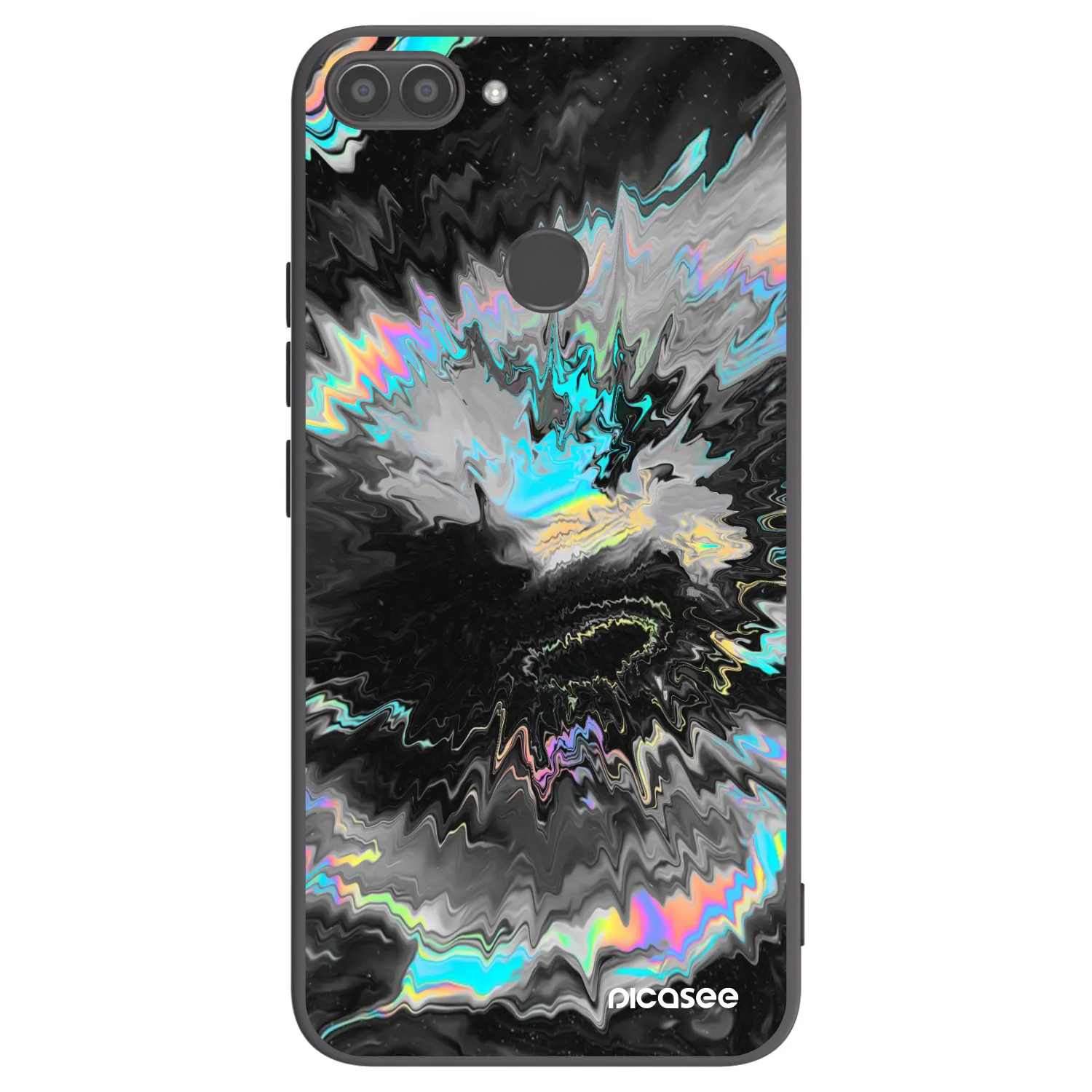 Picasee silikonový černý obal pro Huawei P Smart - Magnetic